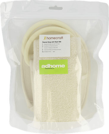 Handdoek Met Handvatten + bijhorend Washandje 