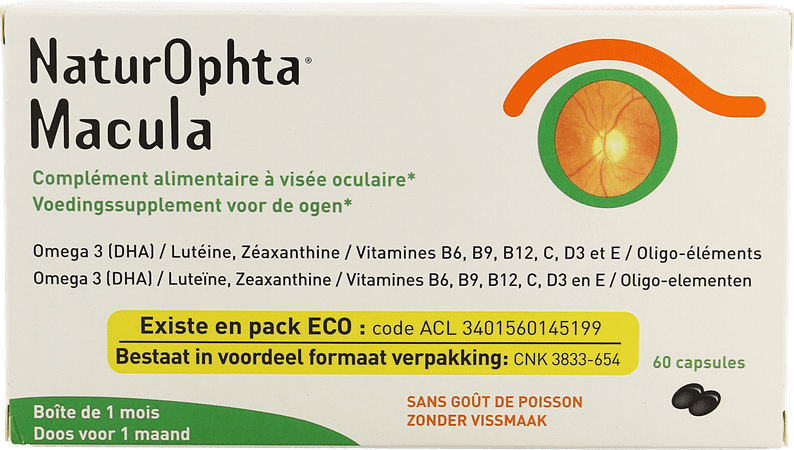 Naturophta Macula Capsule 60  -  Horus Pharma