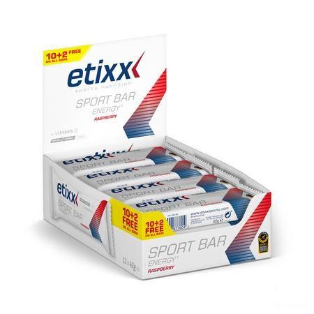 Etixx Energy Sport Bar Red Fruit 12x40 gr