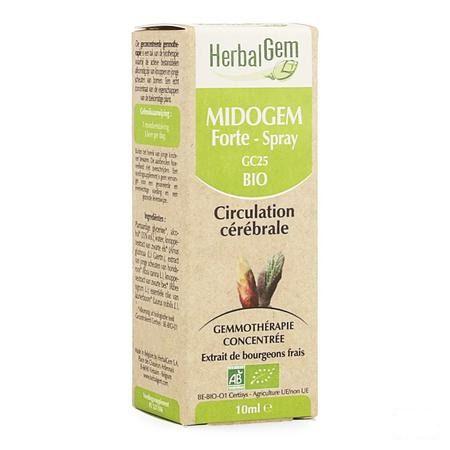 Herbalgem Midogem Forte Complex Circul.cerebr.spr10 ml  -  Herbalgem
