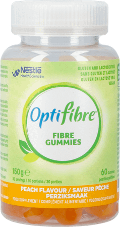 Nestle Optifibre Fibre Peche Gommes 60