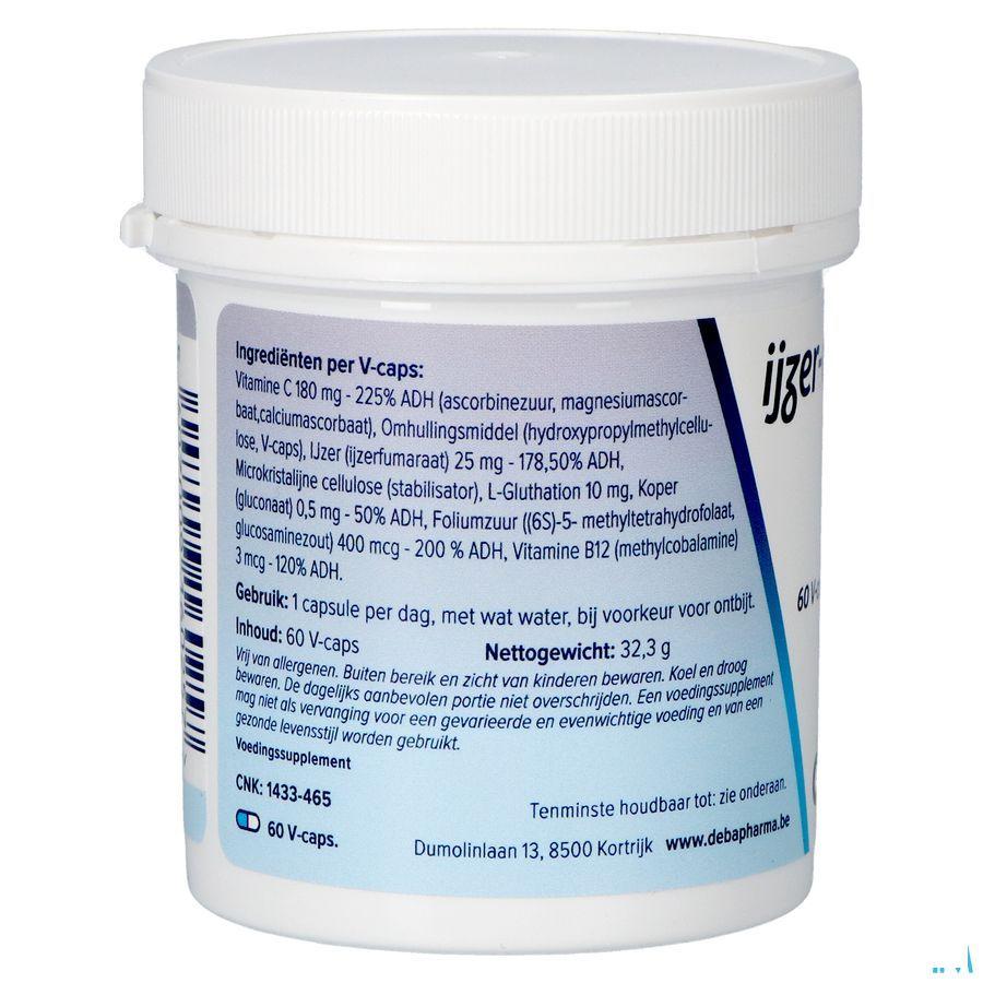 Fer Complex Vegetat. Capsule 60x25 mg  -  Deba Pharma