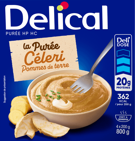 Delical Puree Selderij Aardappelen Hphc 4 x 200 gr