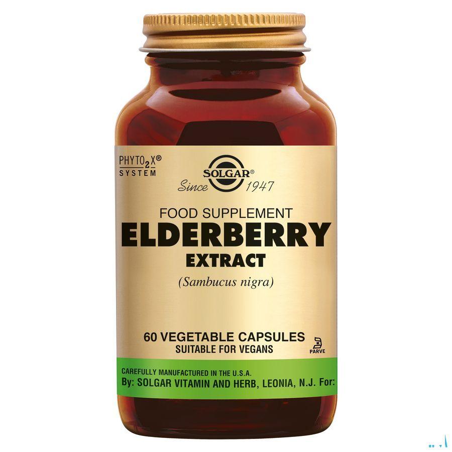Solgar Elderberry Extract (vlierbes) V-Capsule 60  -  Solgar Vitamins