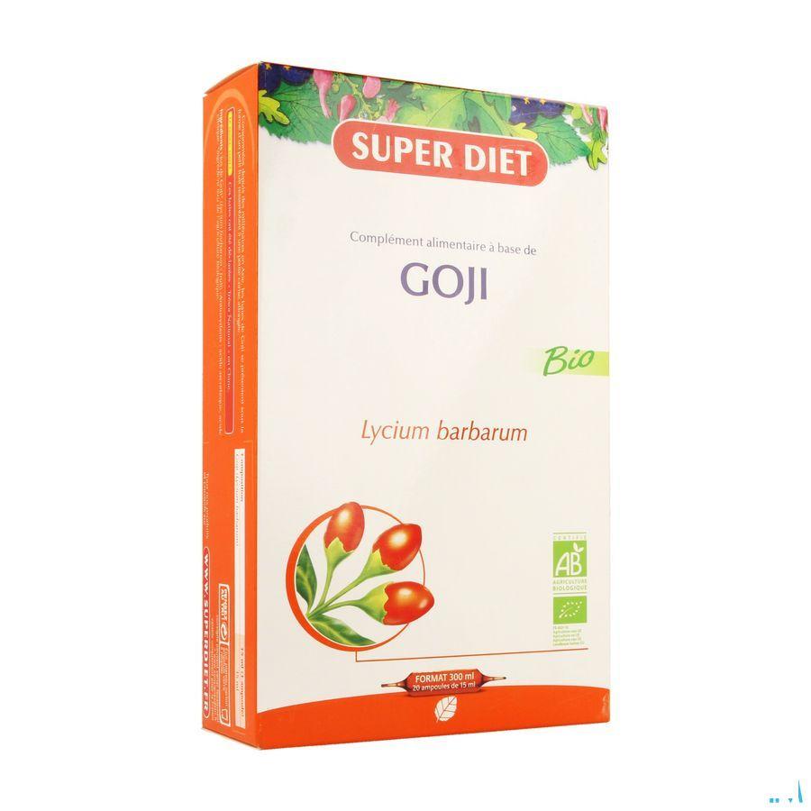 Super Diet Goji Ampoule 20x15 ml  -  Superdiet Laboratoires
