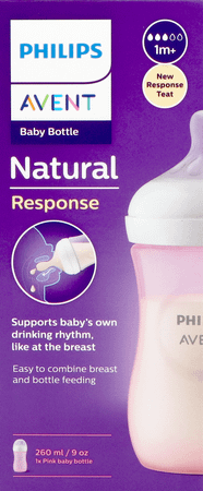 Philips Avent Natural 3.0 Zuigfles Roze 260 ml