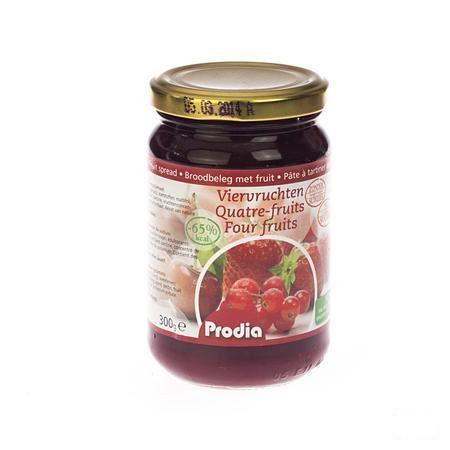 Prodia Broodbeleg 4 Vruchten + Maltitol 300 gr 6189  -  Revogan