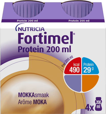 Fortimel Protein 200 ml Moka 4X200 ml  -  Nutricia
