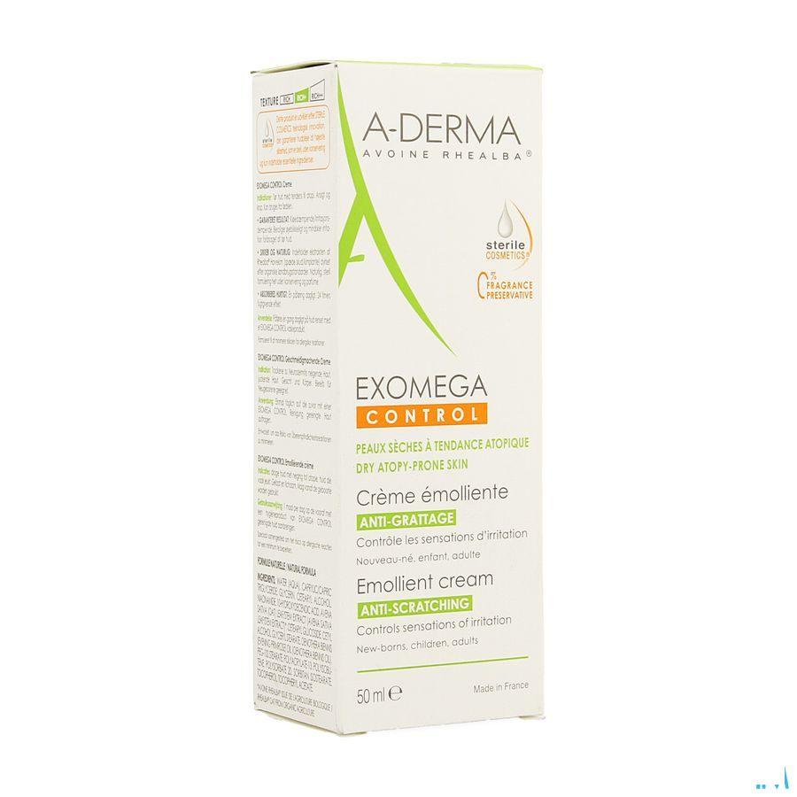 Aderma Exomega Control Creme Emolierend Tube 50 ml  -  Aderma