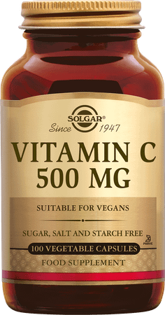 Solgar Vitamin C V-Capsule 100x 500 mg  -  Solgar Vitamins