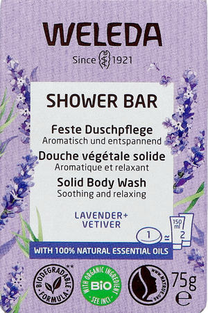 Weleda Shower Bar Lavande + Vetiver 75 gr