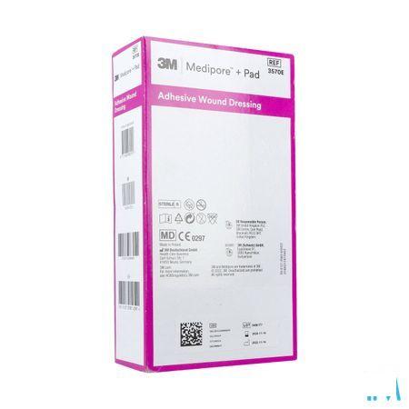 Medipore + Pad 3m 10x20,0cm 25 3570e  -  3M