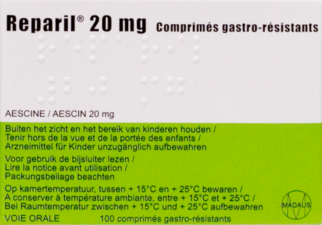 Reparil 20 mg Gastro Resist Comprimes 100