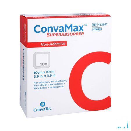 Convamax Superabsorber Non Adhesif 10 x 10Cm 10