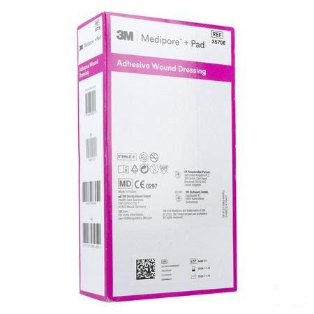 Medipore + Pad 3m 10x20,0cm 25 3570e  -  3M