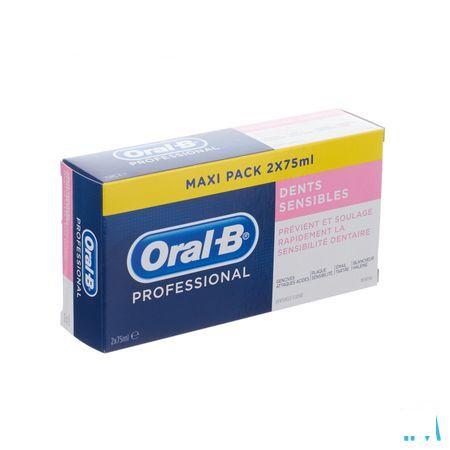 Oral B Professional Sensitive Tandpasta 2X75ml