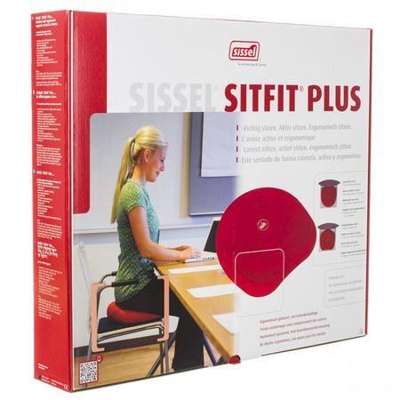 Sissel Sitfit Plus Zitkussen Blauw + Pomp  -  Sissel