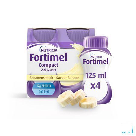 Fortimel Compact 2.4Kcal Banaan 4X125ml