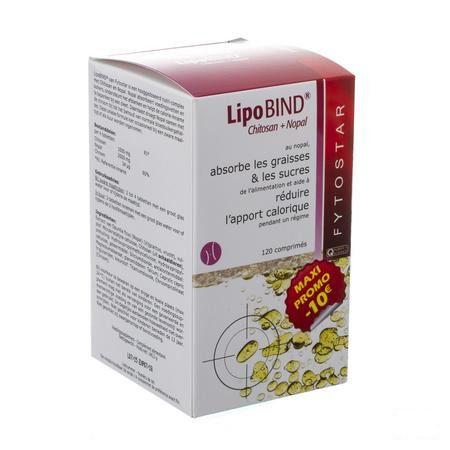 Fytostar Lipobind Chitosan Nopal Comprimes 120  -  Ocebio