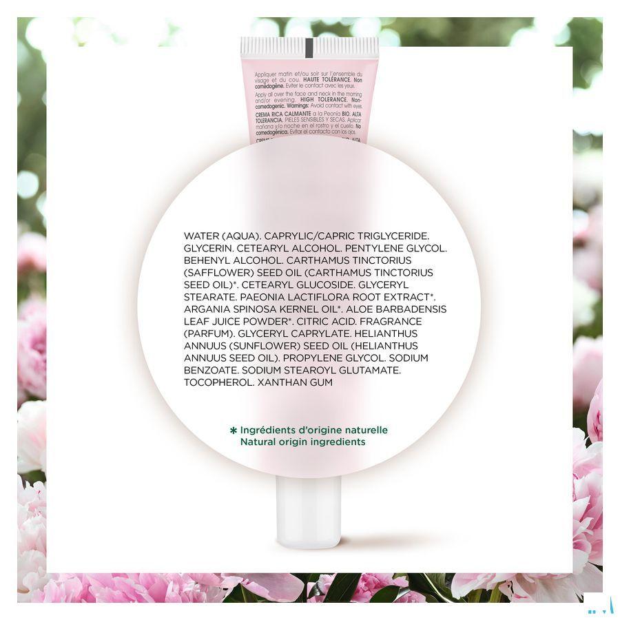 Klorane Gezicht Rijke Cr Pioenroos Bio 40 ml