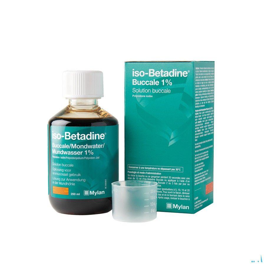 Iso Betadine 1% Mondwater 200 ml Ready To Use