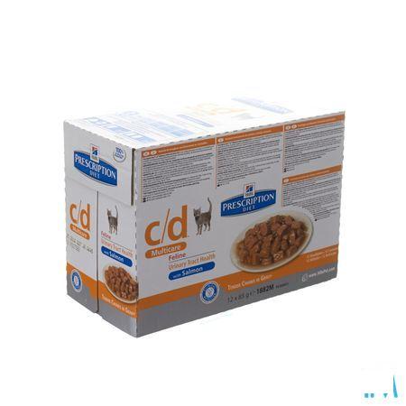 Hills Prescription diet Feline Cd Salmon 12x85 gr 1882u 