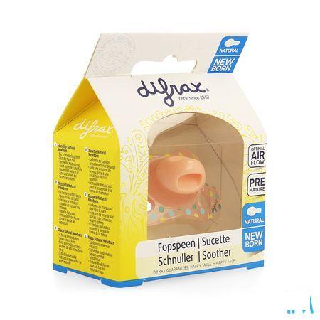 Difrax Fopspeen Natural Newborn  -  Difrax