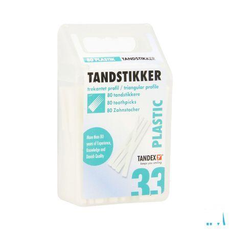 Tandex Toothpicks Plastic 80  -  Deprophar