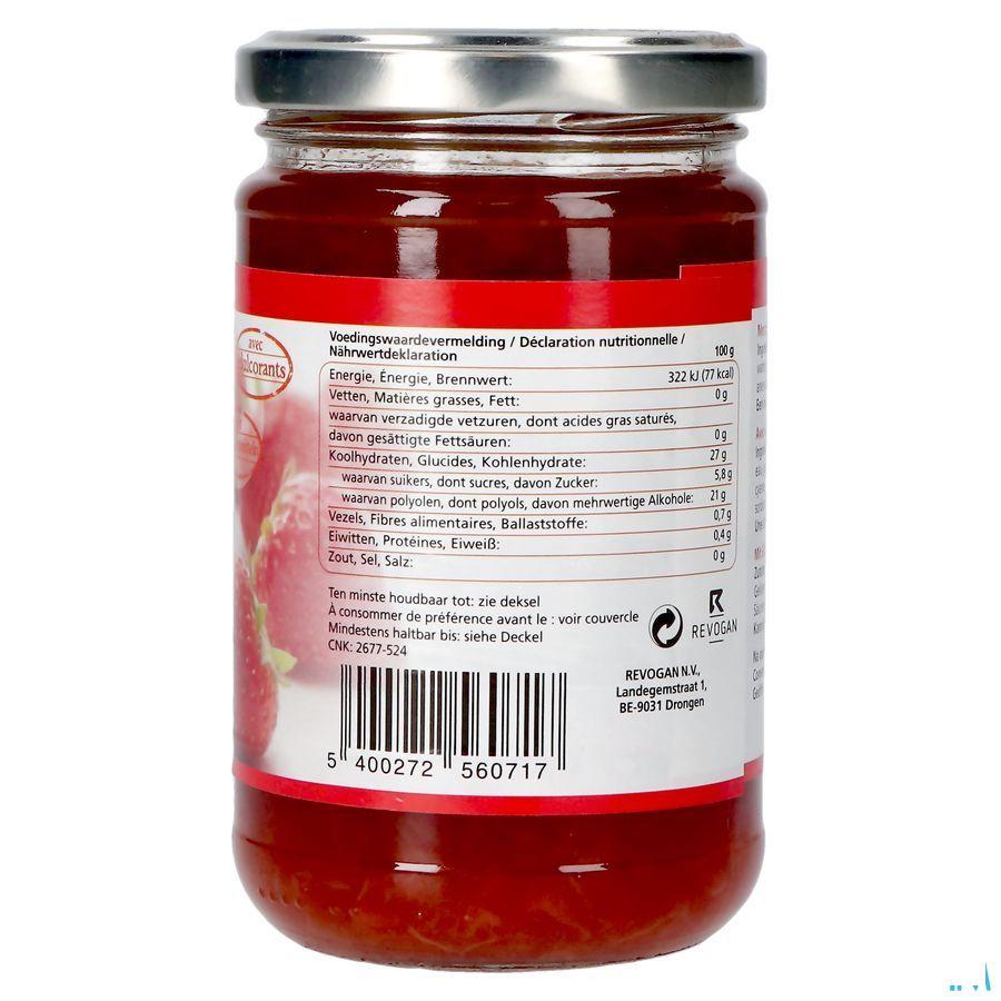 Prodia Broodbeleg Aardbei + Maltitol 300 gr 6071  -  Revogan