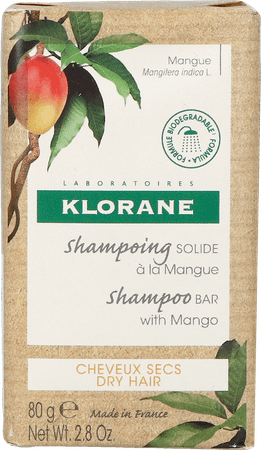 Klorane Capilaire Shampooing Solide Mangue 80G