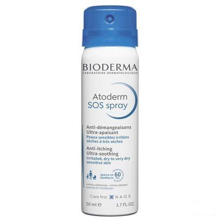 Bioderma Atoderm Sos Spray zonder dopsel 50 ml