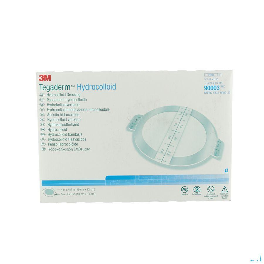 Tegaderm Hydrocol.oval Ster 130mmx150mm 5 90003  -  3M