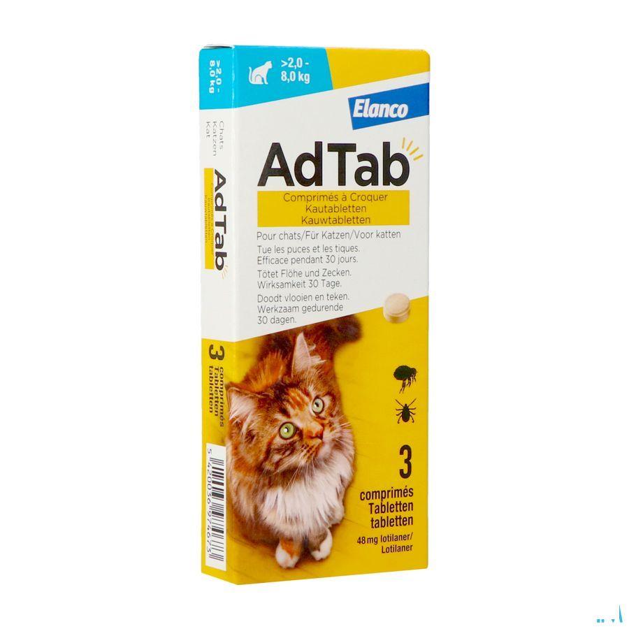 Adtab 48Mg Kat >2Kg-8Kg Kauwtabl 3