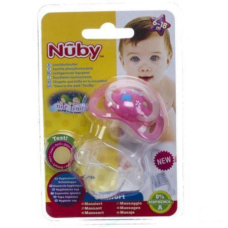 Nuby C Sucette Polyprop. Ortho Lumineuse 6-18m  -  New Valmar