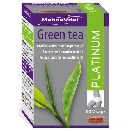 Mannavital Green Tea Platinum V-Capsule 60