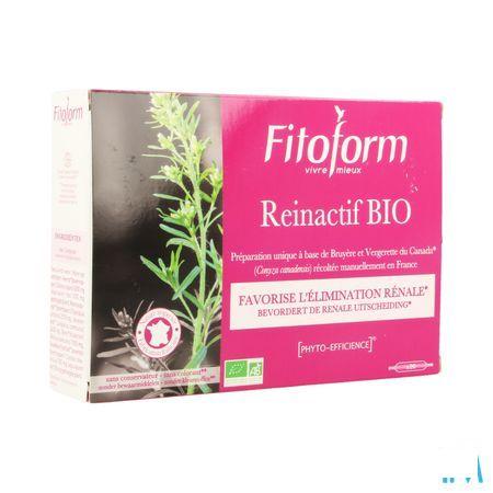 Reinactif Bio Ampoule 20x10 ml Fitoform  -  Bioholistic Diffusion