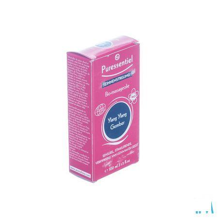 Puressentiel Mass.olie Ylang Ylang-gember Bio100 ml  -  Puressentiel