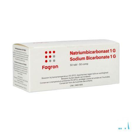 Natriumbicarbonaat 1 gr Ud Tabletten 50  -  Fagron