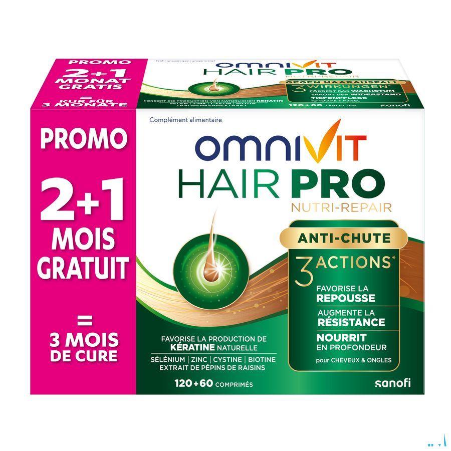 Omnivit Hair Pro Nutri Repair Comprimes 180