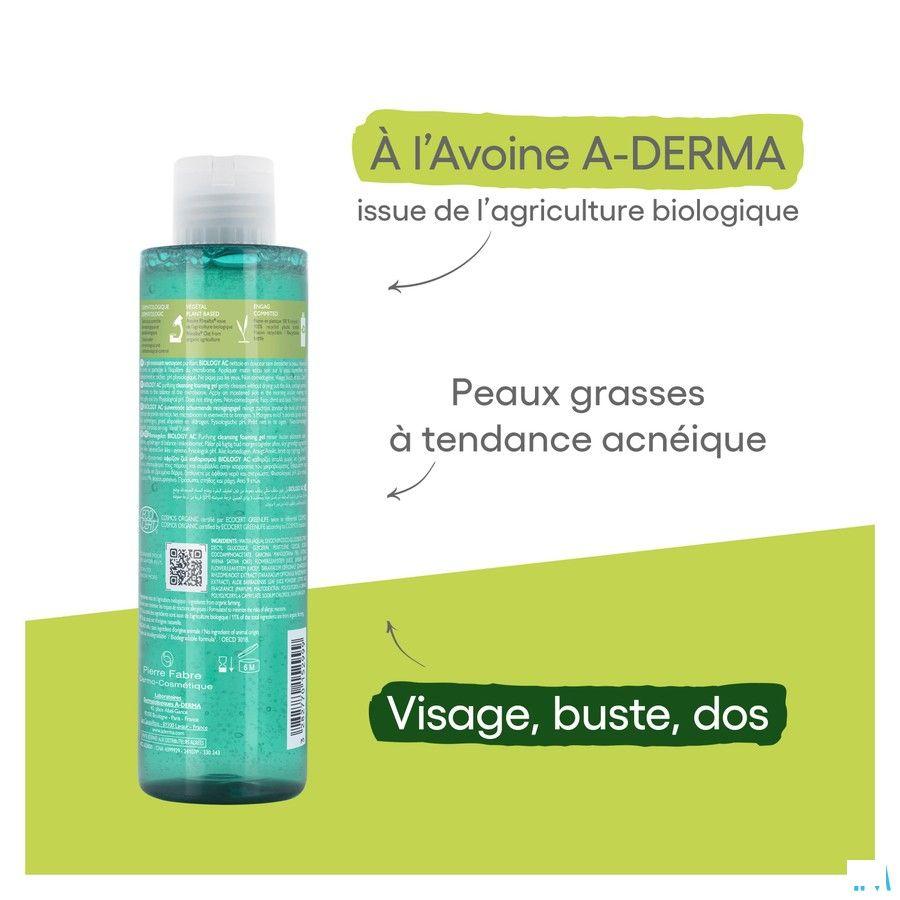 Aderma Biology Ac Zuiv. Schuim.Reinig.Gel 200 ml