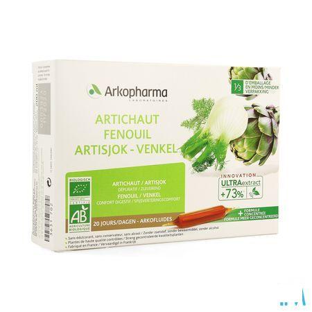 Arkofluide Artisjok Venkel Bio Ampullen 20  -  Arkopharma