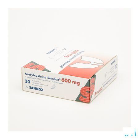 Acetylcysteine Sandoz 600 mg Cpr Eff. 30