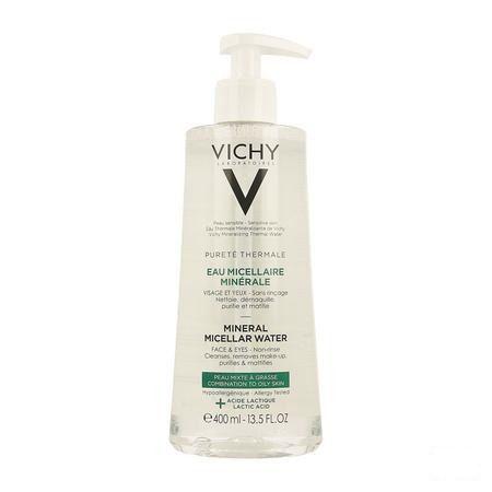 Vichy Pt Micellair Water Vette Gemengde Huid 400 ml  -  Vichy