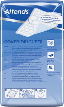 Attends Cover Dri Super Onderleg 60x 60cm 1x50