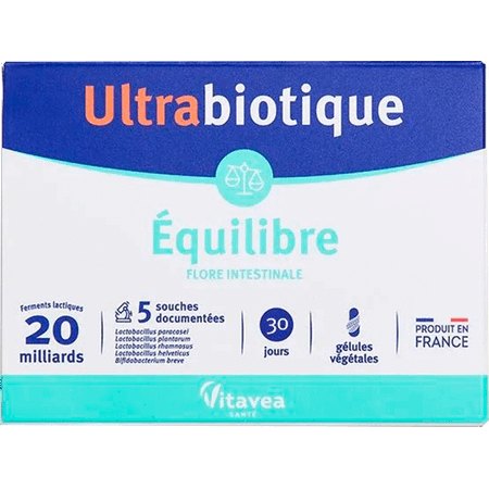 Ultrabiotique Equilibre 30Jours Gel. 30  -  Nutrisante