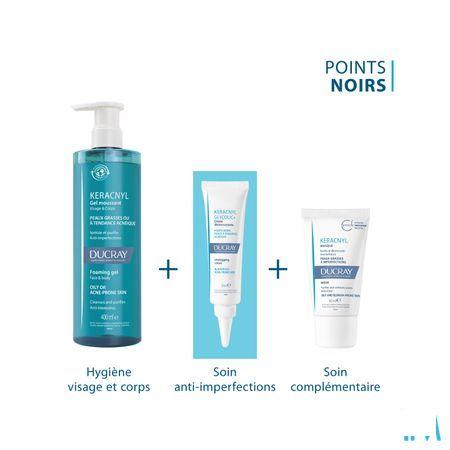 Ducray Keracnyl Gel Moussant 200 ml  -  Ducray Benelux