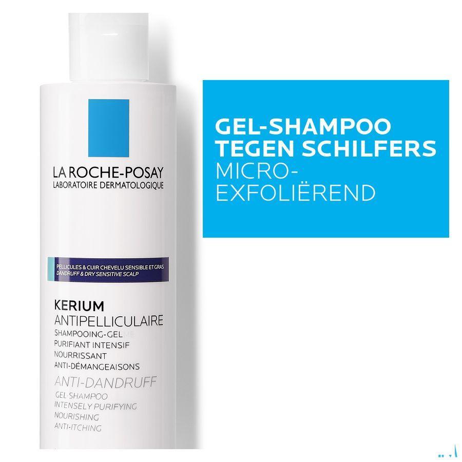 Kerium Shampooing Gel Antipelliculaire Pg 200 ml  -  La Roche-Posay