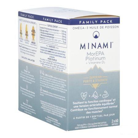 Minami Morepa Platinum + Vit D3 Caps 120  -  Nestle