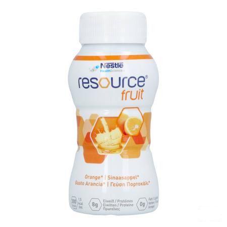 Resource Fruit Sinaasappel 4x200 ml 12415272  -  Nestle