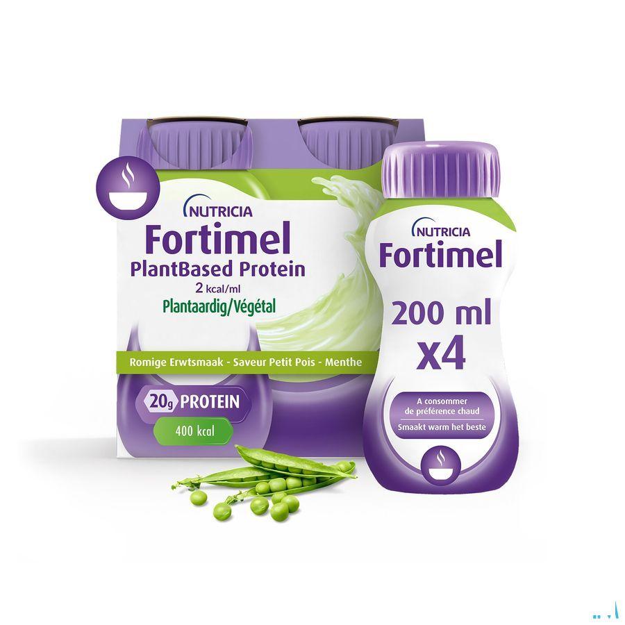 Fortimel Plantbased Protein Pet.Pois-Menthe4X200 ml